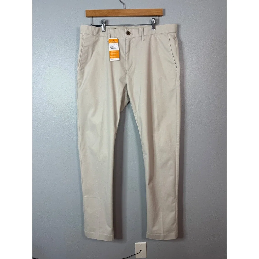 J.Crew Slim-fit TruTemp365®‎ chino pant 34 X 34 Stone NWT